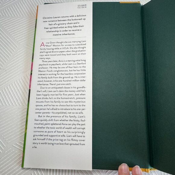 The Paradise Problem by Christina Lauren (Hardcover, BOTM May 2024) - Picture 4 of 4